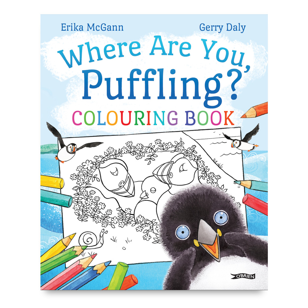 Where Are You Puffling? colouring book cover