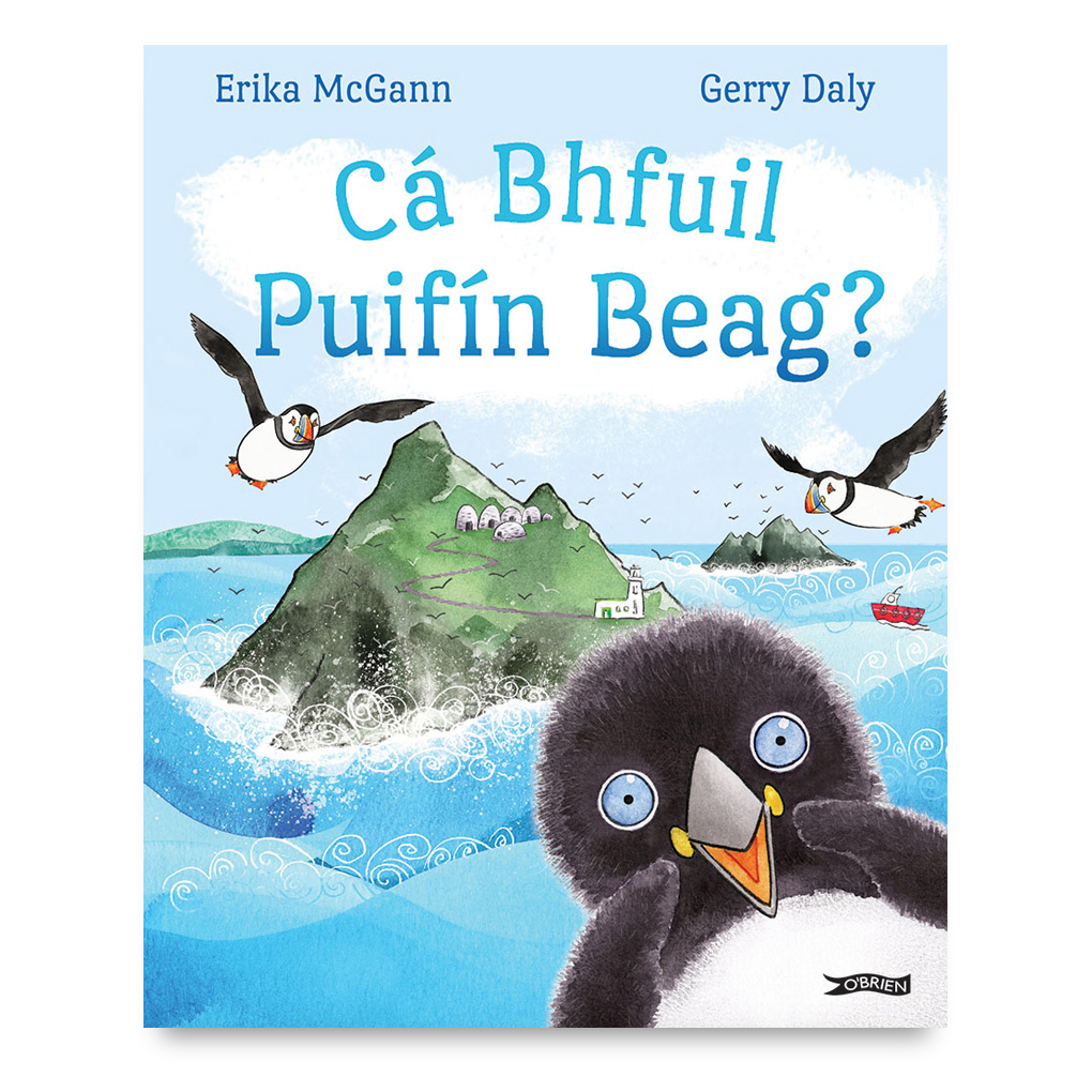 Cá Bhfuil Puifín Beag? picture book cover