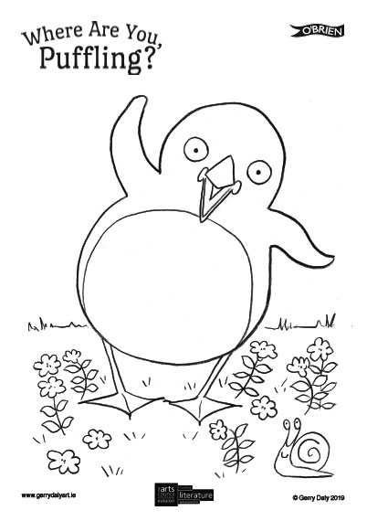 Where are you Puffling colouring in PDF of Puffling